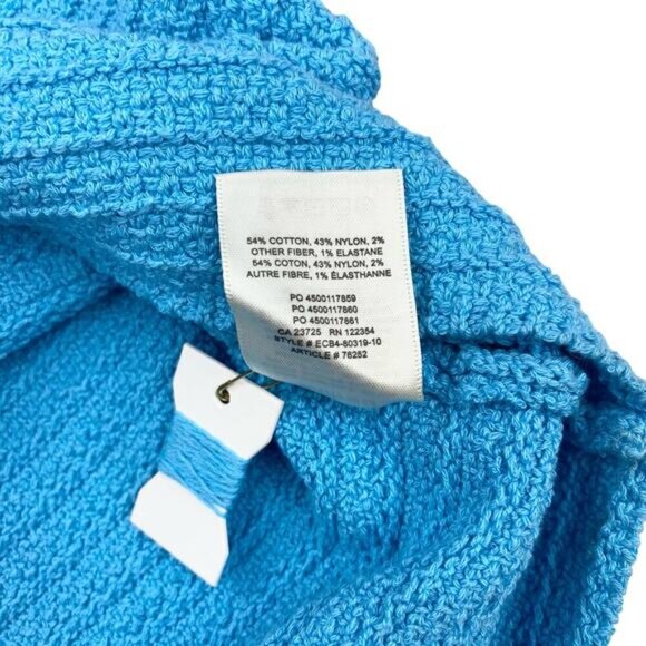 WILFRED Aritzia Phair Halter Dress Sz Large Aqua Blue - Picture 6 of 6